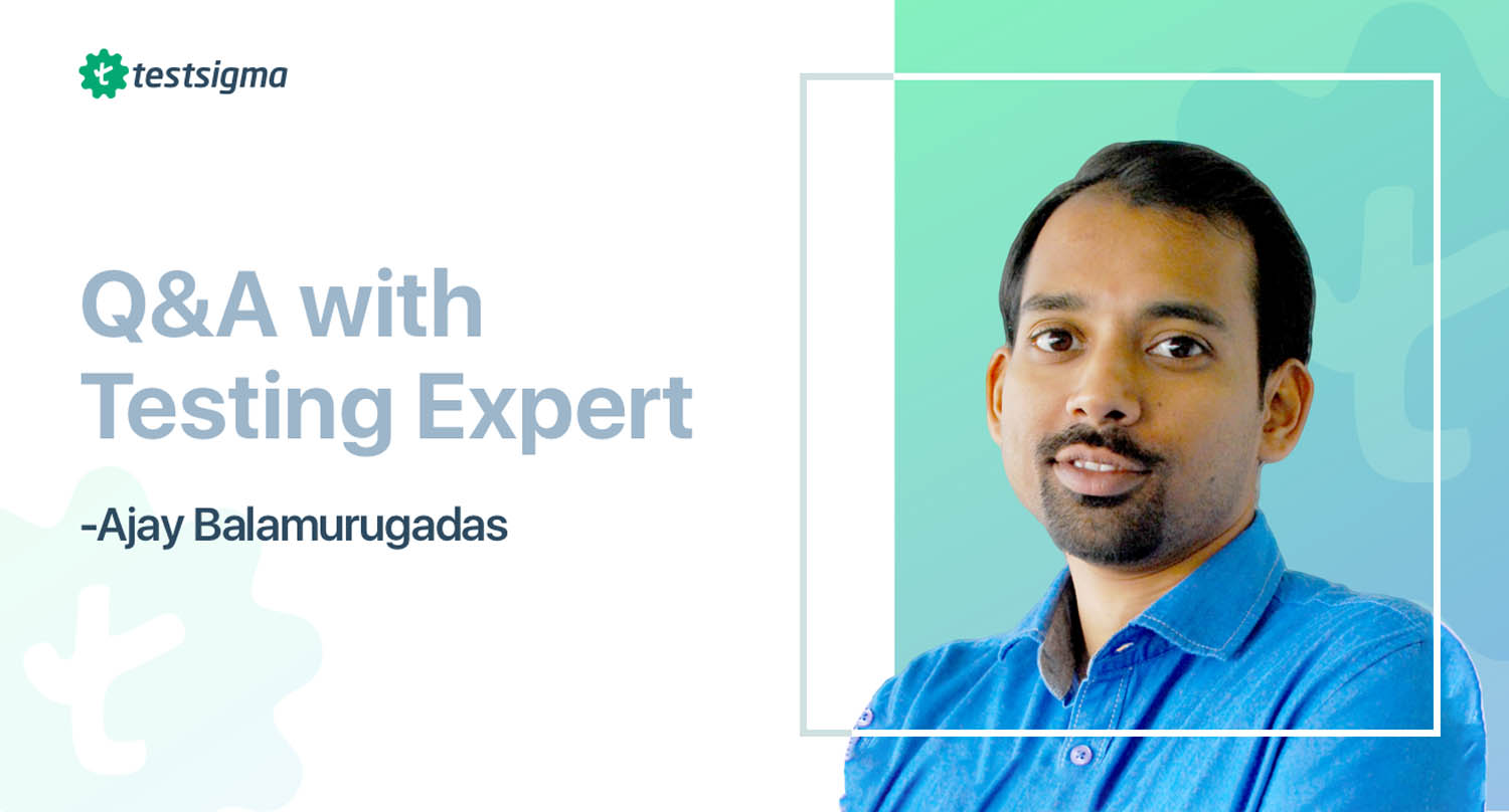 QnA interview with Ajay Balmurugadas